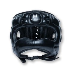 Боксерский шлем HIT N MOVE Air Armor с бампером - черный
