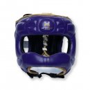 Боксерский шлем HIT N MOVE Air Armor с бампером - фиолетовый
