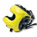 Боксерский шлем HIT N MOVE Air Armor с бампером - желтый