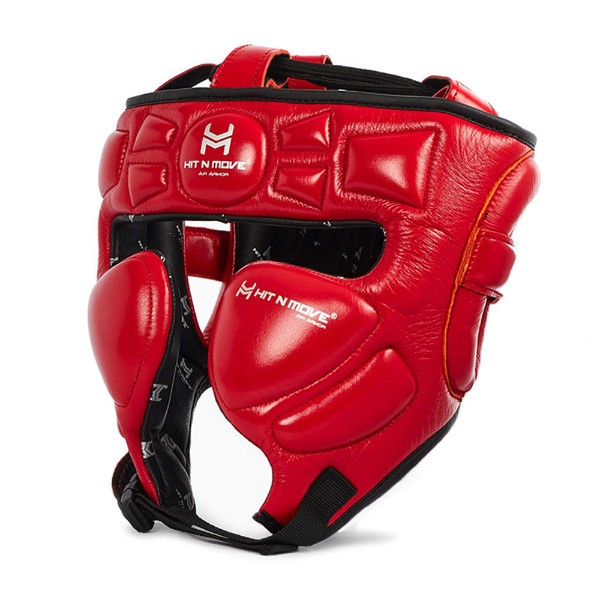 Боксерский шлем HIT N MOVE Air Armor - красный