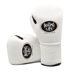 Боксерские перчатки No Boxing No Life - белые