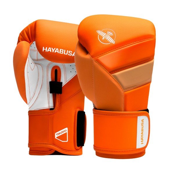 Боксерские перчатки Hayabusa T3 - оранжевые