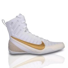 Боксерки Nike Machomai 3 - бело-золотые