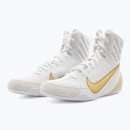 Боксерки Nike Machomai 3 - бело-золотые