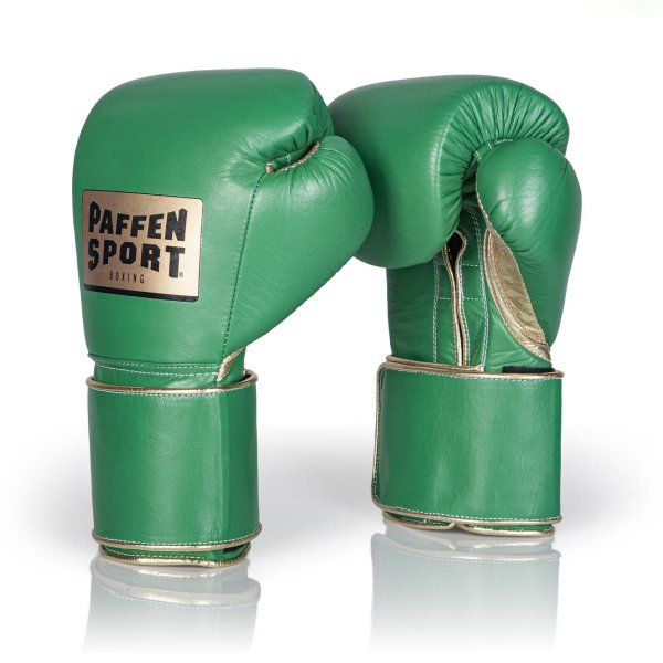 Боксерские перчатки Paffen Sport PRO WIDE - зеленые 