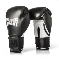 Боксерские перчатки Paffen Sport PRO KLETT Черно-белые