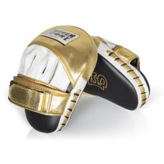 Боксерские лапы Paffen Sport Pro - золотые 