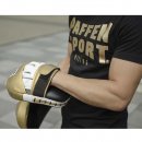 Боксерские лапы Paffen Sport Pro - золотые 