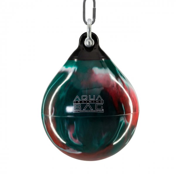 Водяная боксерская груша Aqua Bag 16 кг зелено-красная