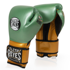 Боксерские перчатки Cleto Reyes WBC на липучке - зеленые