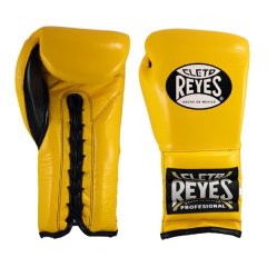 Боксерские перчатки Cleto Reyes Traditional - желтые