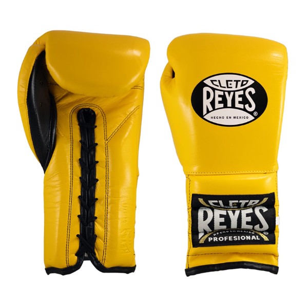 Боксерские перчатки Cleto Reyes Traditional - желтые