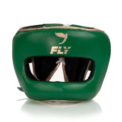 Боксерский шлем с бампером Fly Superbar X - зеленый