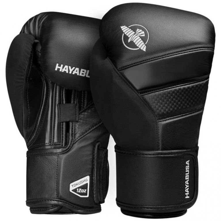 Боксерские перчатки Hayabusa T3 Черные - купить выгодно