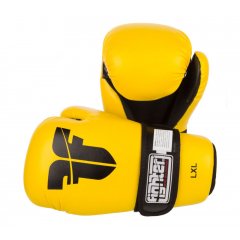 Перчатки для кикбоксинга Fighter Желтые